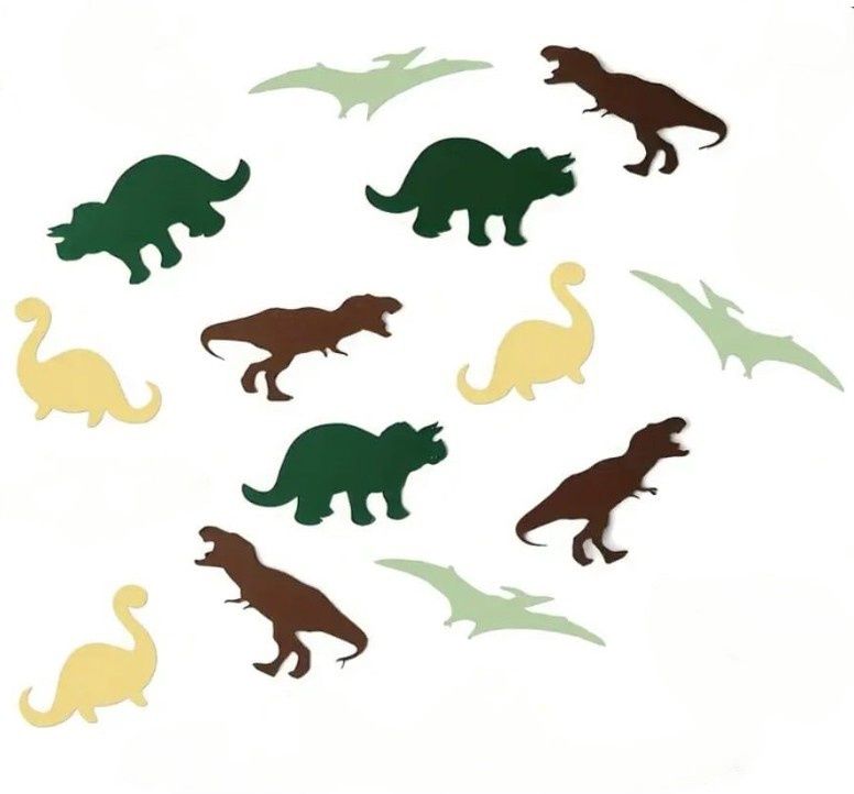 100pcs Dinosaur Confetti