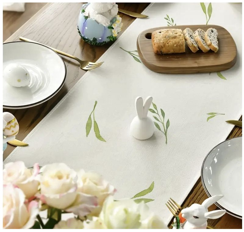 He Has Risen! A Blessed Wreath Table Runner - 184 x 34cm