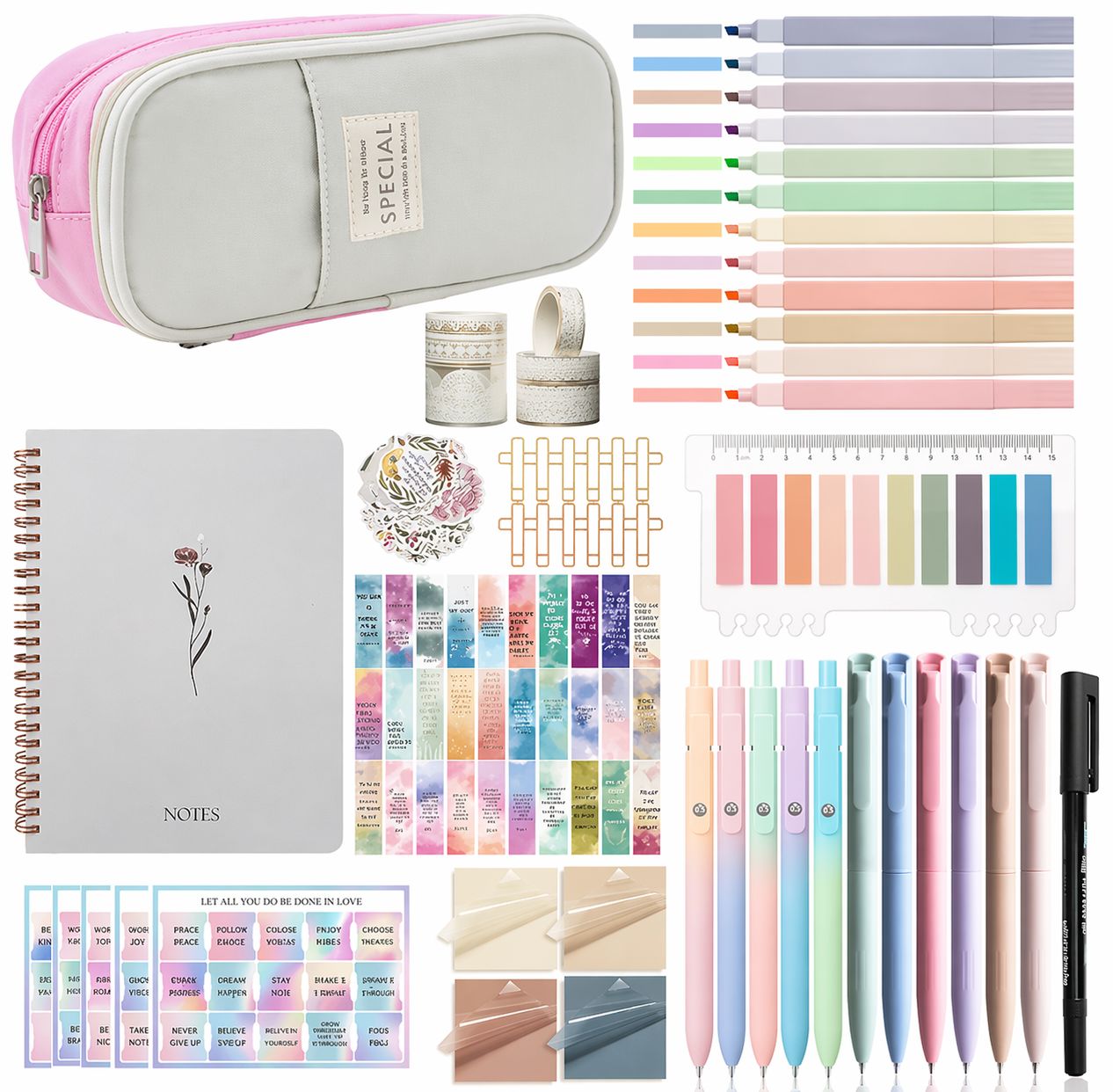 Scripture Study Supplies - 55 piece