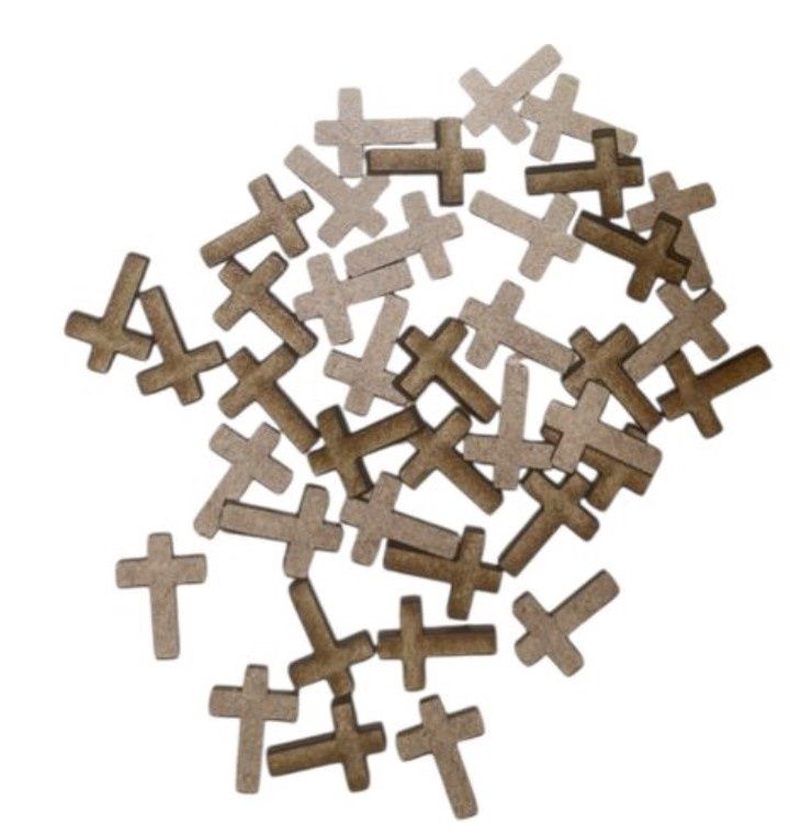 100 pcs confetti crosses 100 pcs confetti crosses
