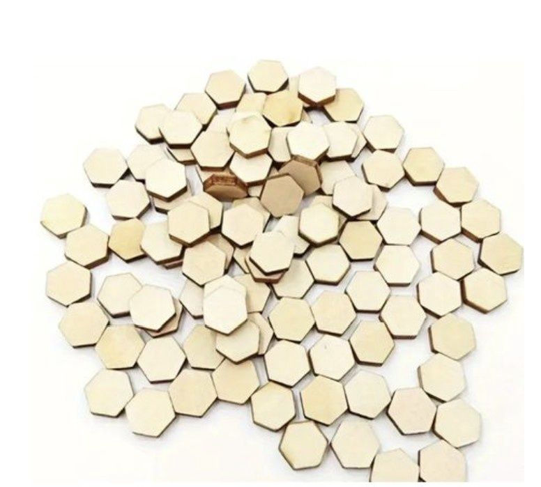 100 pcs Hexagon confetti 100 pcs Hexagon confetti