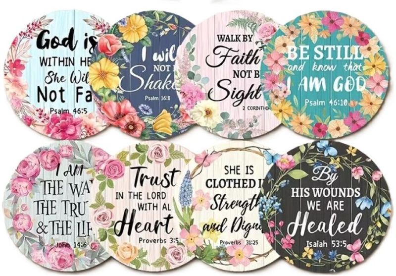 Christian Coasters - set of 8