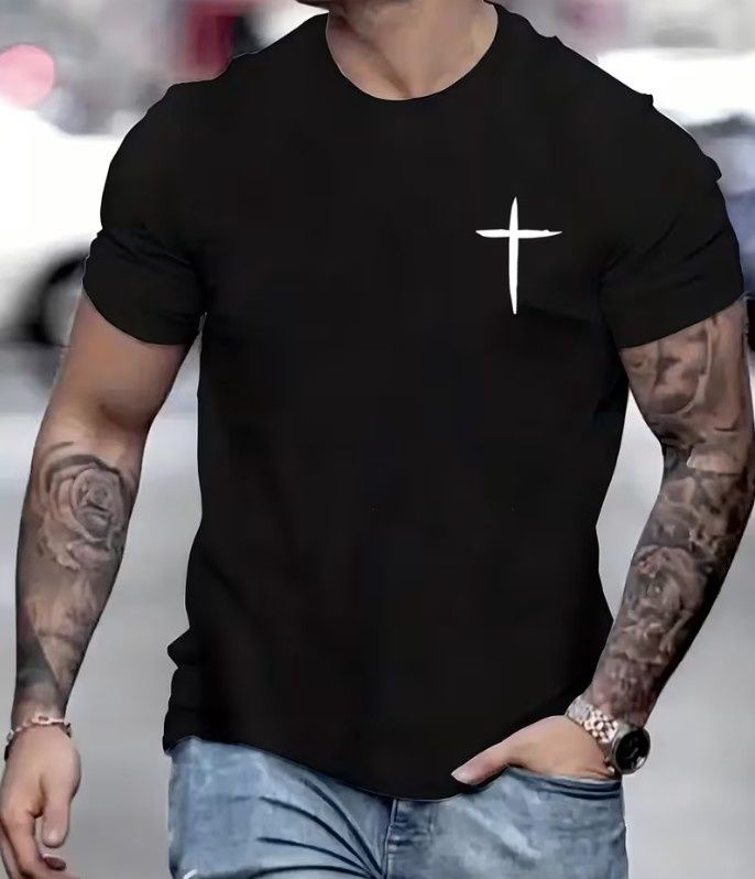 Men's T-shirt - Christian cross