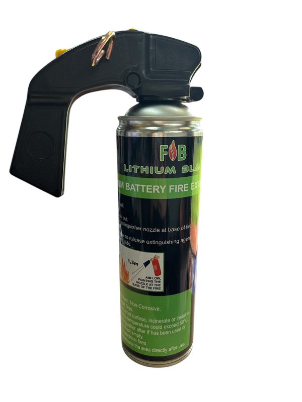 FlameBlock Lithium Battery Fire Extinguisher - 500ml