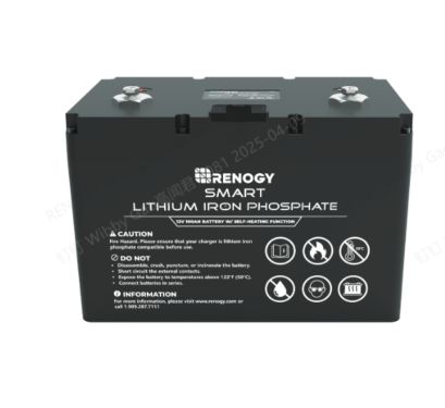 12V 100Ah Smart Lithium Iron Phosphate Battery with Self-heating Function