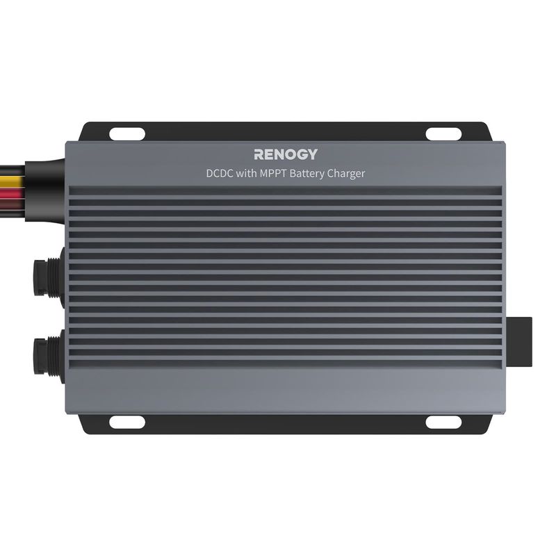 IP67 50A DC-DC Dual Input Battery Charger with MPPT