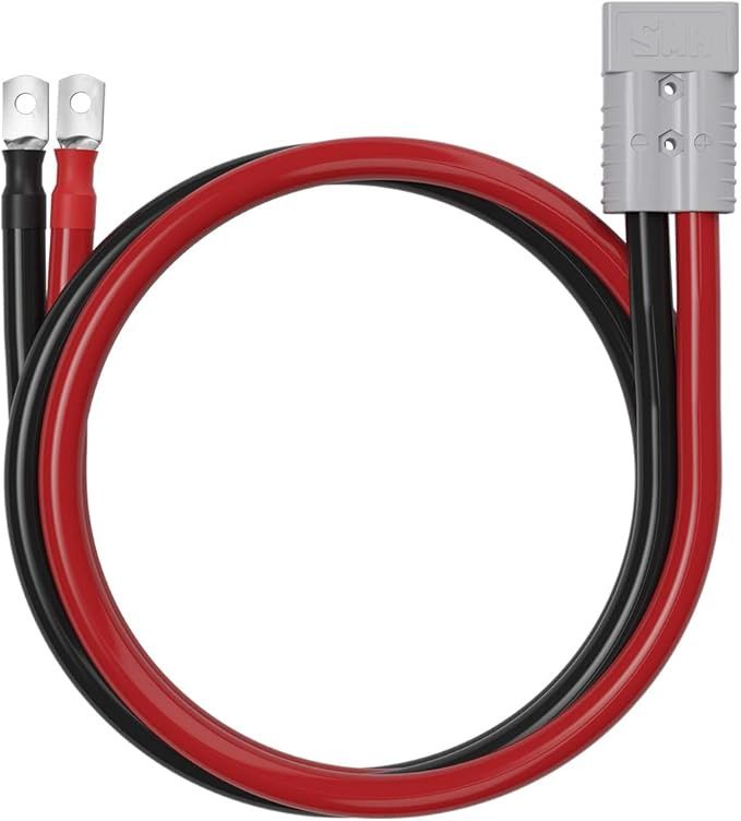 1FT (0.3M)  4/0AWG Anderson Adapter Cable (Anderson SB350 - 3/8 Ring Lug)