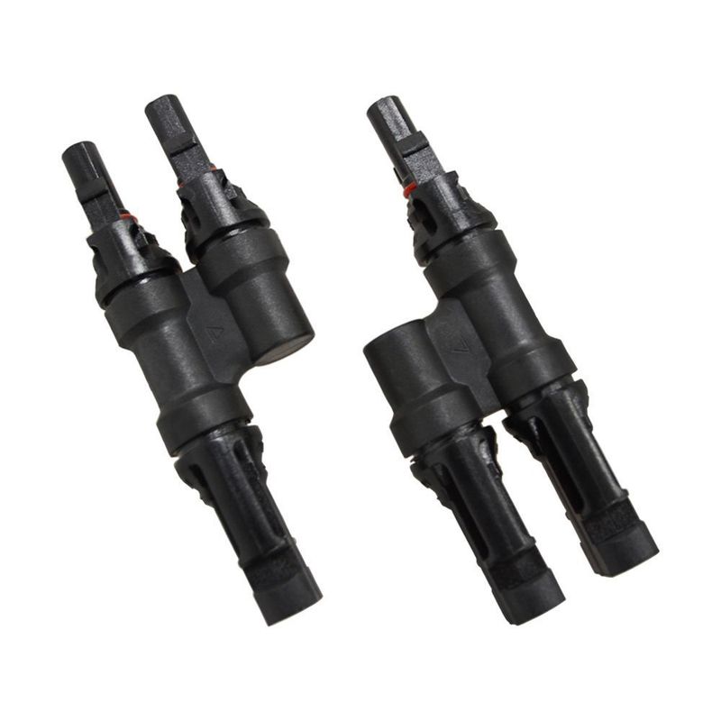 Renogy CNCT-MC4Y Branch Connectors Solar MC4 Connectors Y Connector in Pair MMF+FFM