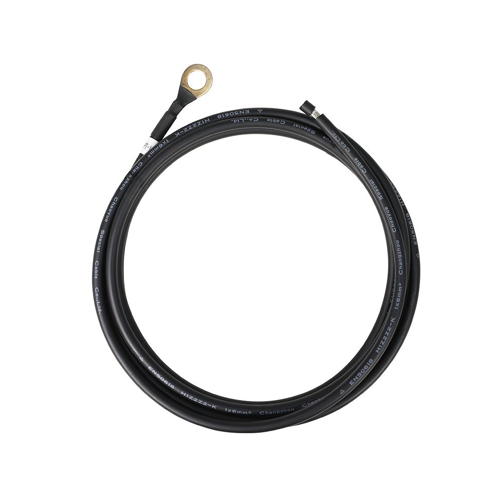 Renogy TRAYCB-8FT-8 8AWG Wire Copper Tray Cable, Connect Charge Controller and Battery Renogy TRAYCB-8FT-8 8AWG Wire Copper Tray Cable, Connect Charge Controller and Battery