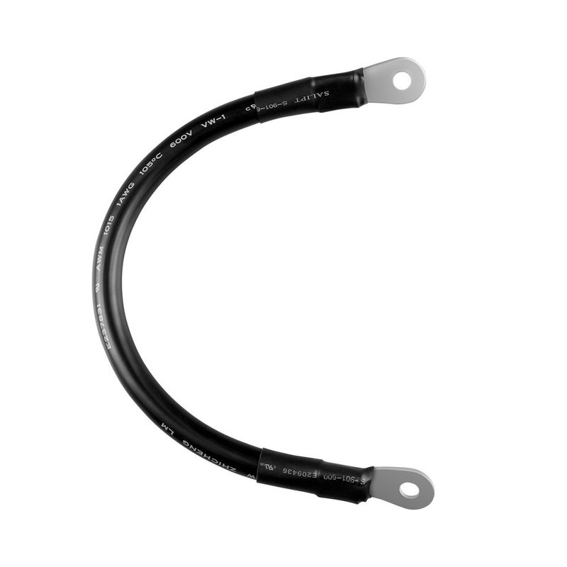 Renogy 1AWG 12Inch Copper Battery Interconnect Cable for 5/16Inch Lugs