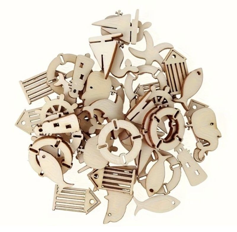 100 Pieces Nautical Ocean themed table scatters 100 Pieces Nautical Ocean themed table scatters