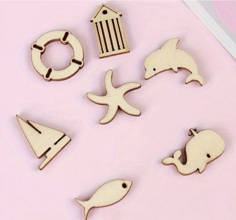 100 Pieces Nautical Ocean themed table scatters