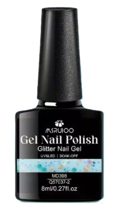 MSRUIOO Glitter Nail Polish 8ml MD398