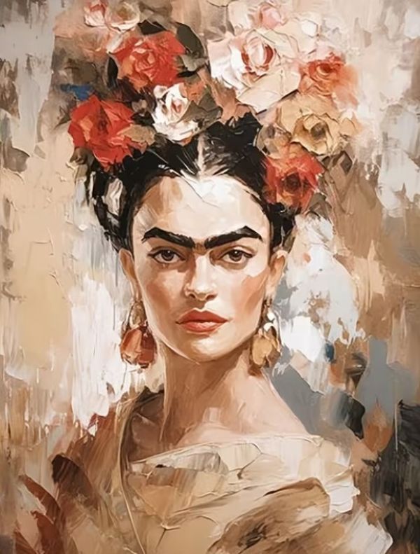 Paint By Numbers 50cmx40cm - Frida Kahlo