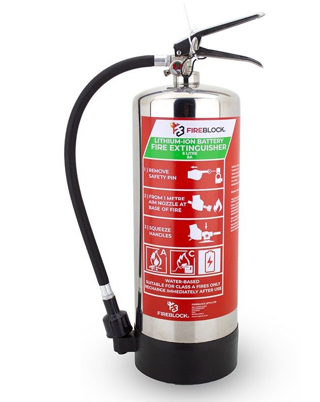 6L Fireblock Lithium Battery Extinguisher 6L Fireblock Lithium Battery Extinguisher