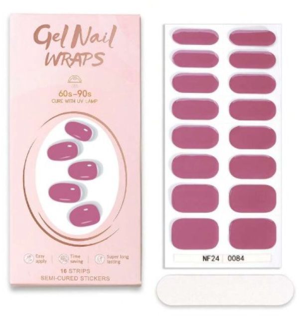 16-Piece Semi-Cured Gel Nail Wraps 16-Piece Semi-Cured Gel Nail Wraps
