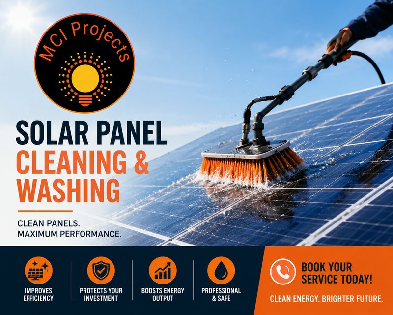 Solar Panel washing & Cleaning (Commercial)