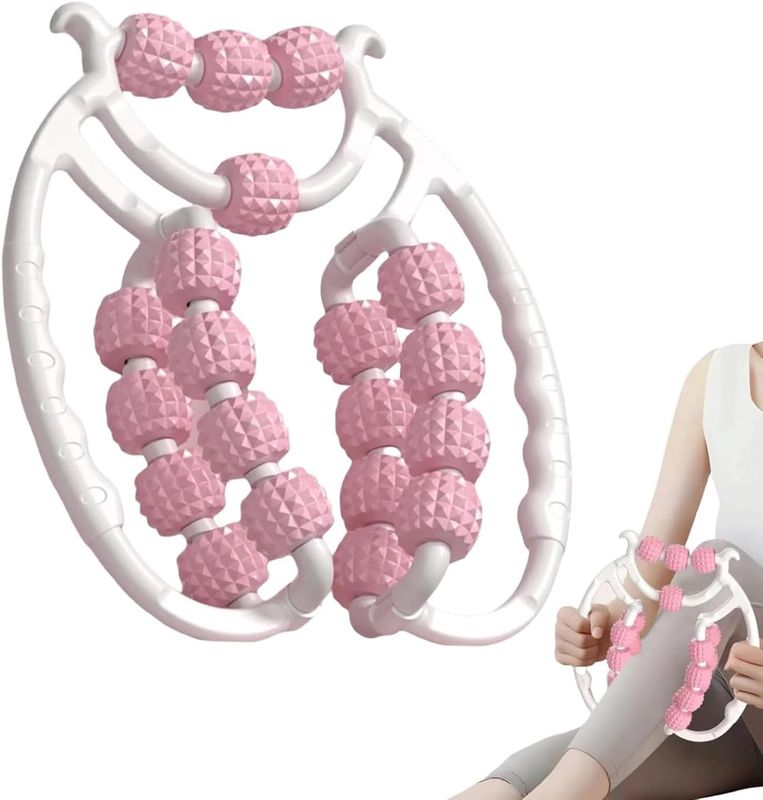 1pc Circular Fiess Massage Roller - 20 Wheels Leg