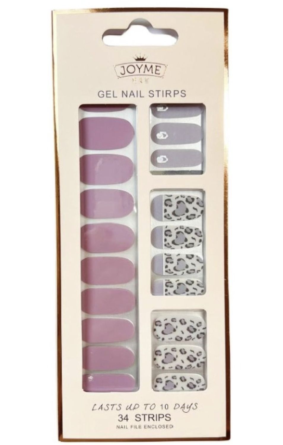 34 Strips Gel Nail Strips 34 Strips Gel Nail Strips, Colour: JM-A042-20