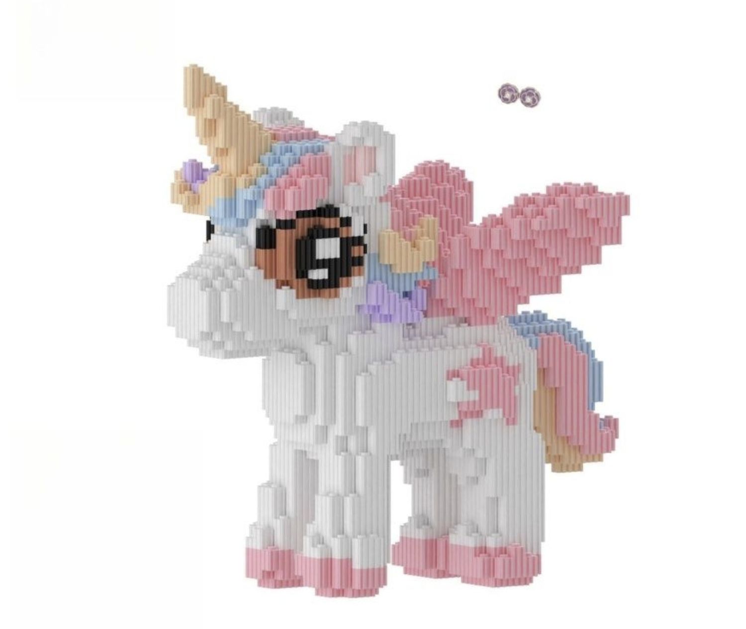 Rainbow Unicorn Building Blocks 5000 Pieces