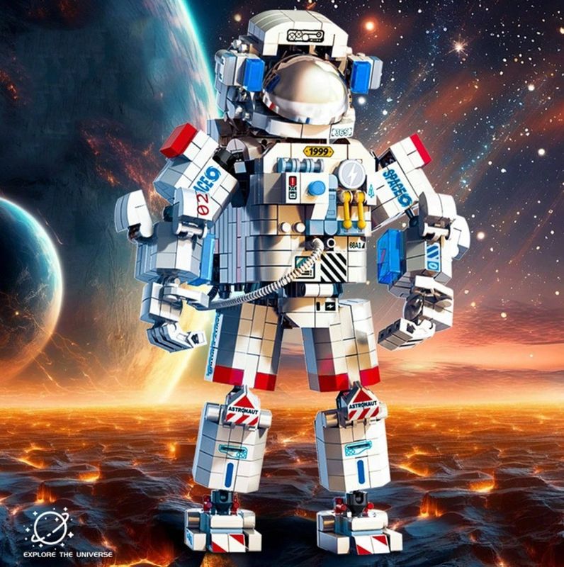 Space Explorer Astronaut Building Block Set