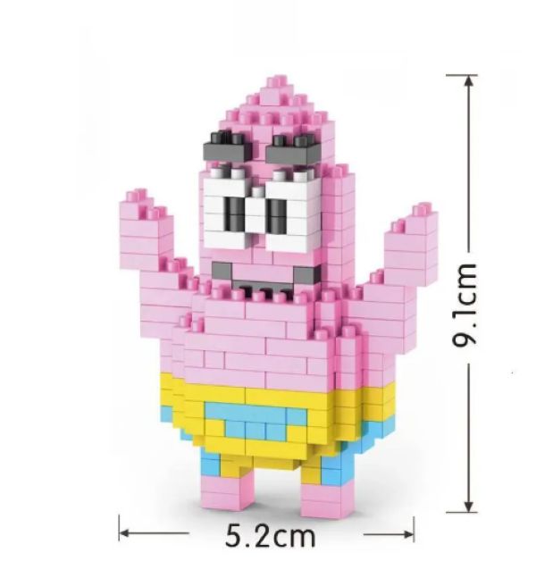 Nano Blocks Spongebob Set -Alex Star Character