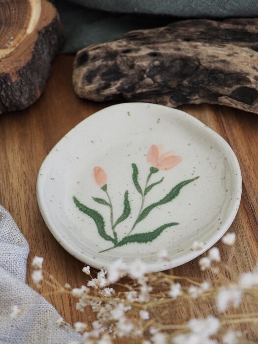 Keramik Tellerchen / Schmuckschale "blomma"