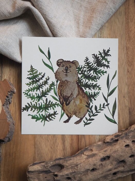 Kunstdruck 'Quokka'