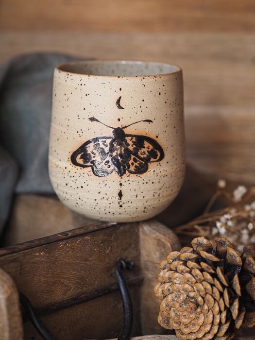 Keramik Becher "Fjäril"