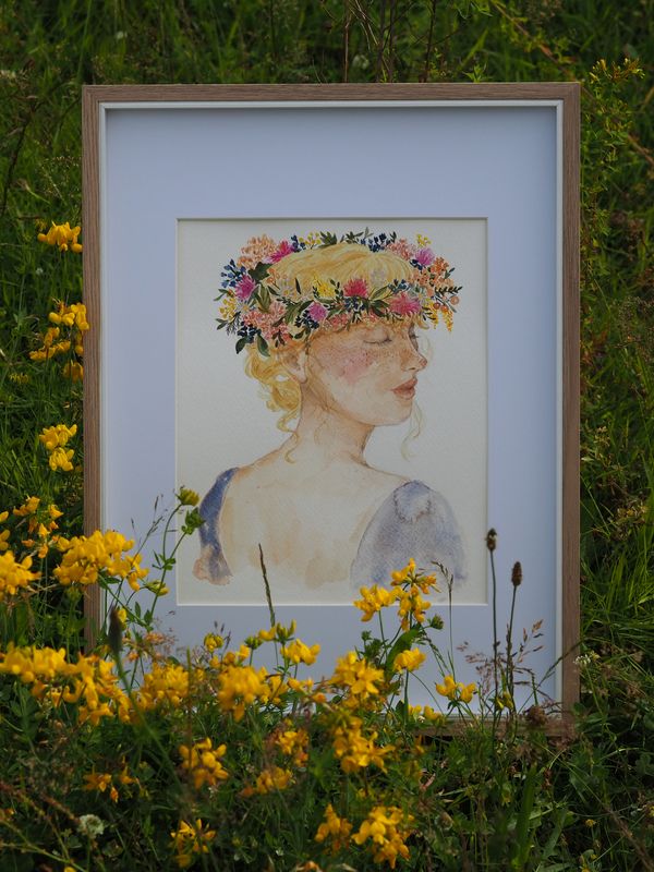 Original Gemälde "Midsommar"