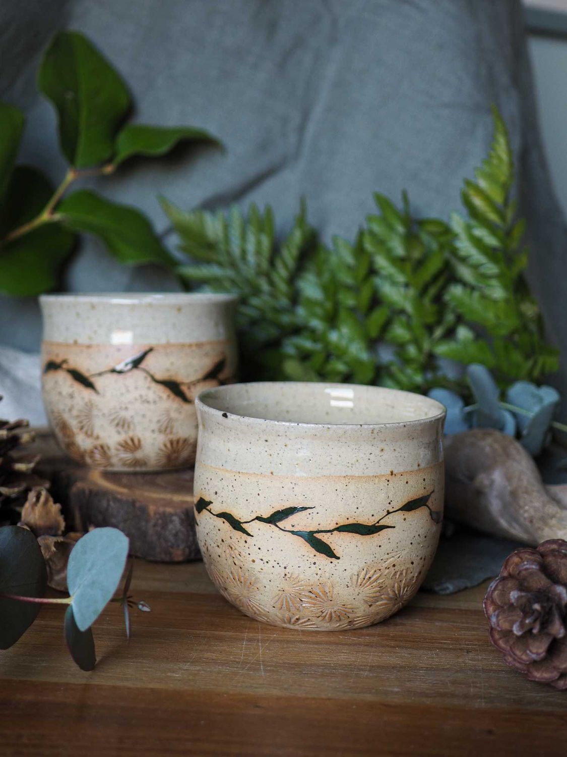 Keramik Becher 'Skogsmagi'