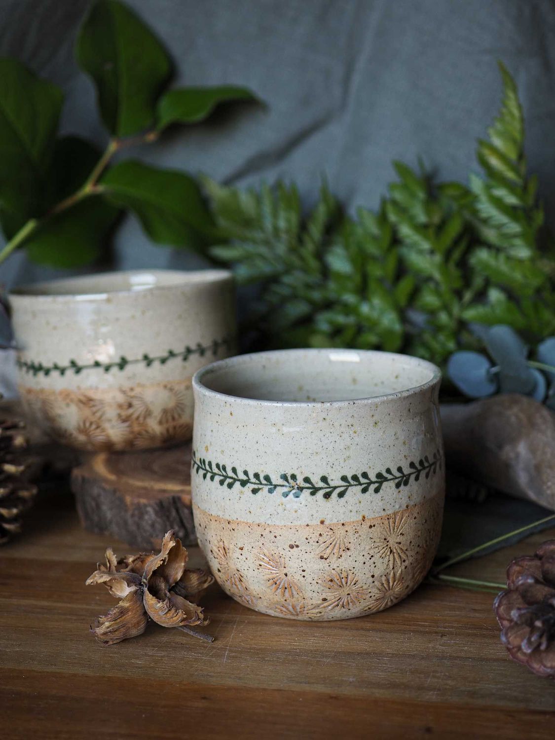 Keramik Becher 'Skogsmagi'