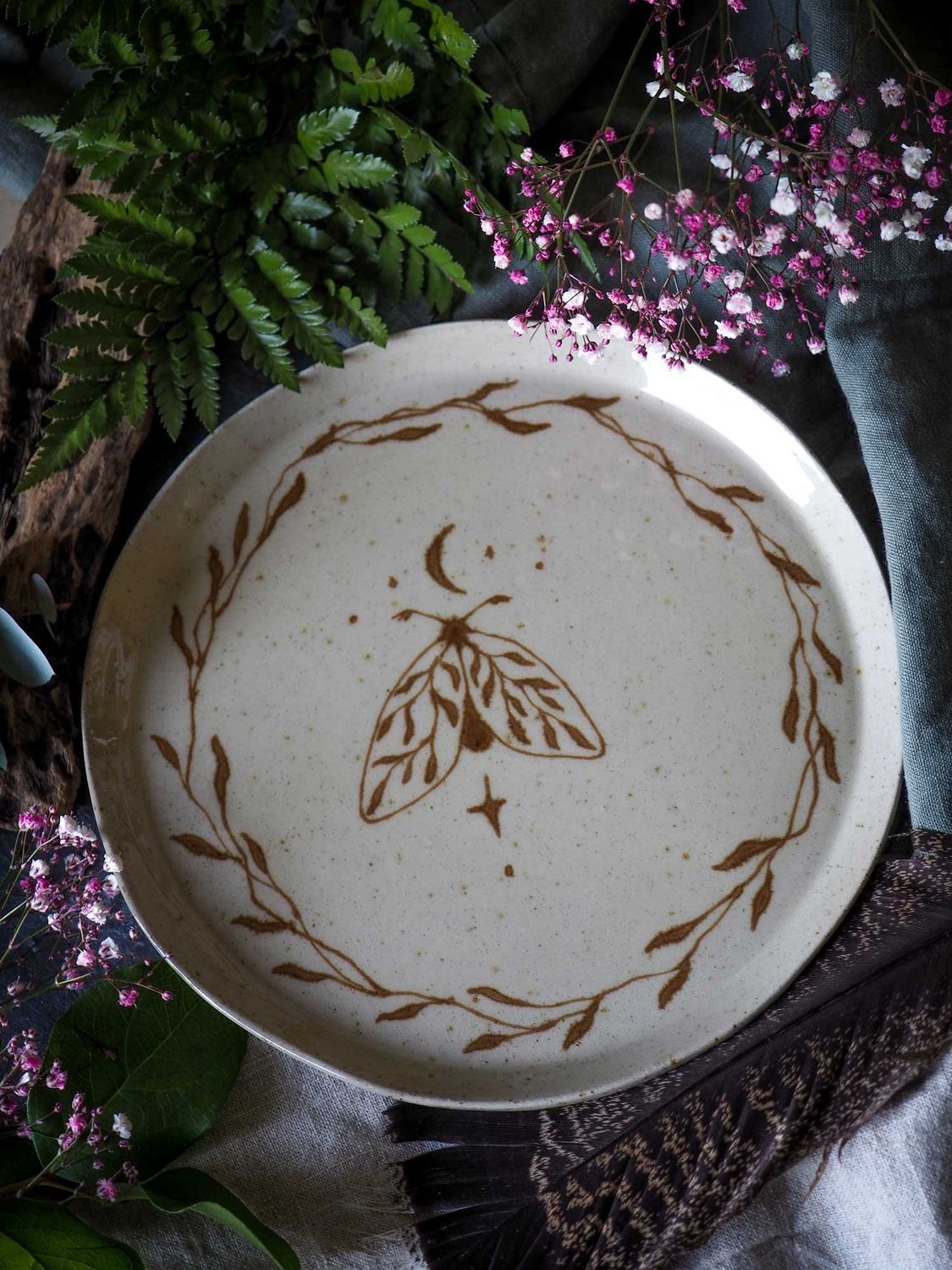 Keramik Teller 'Fjäril' Keramik Teller 'Fjäril'