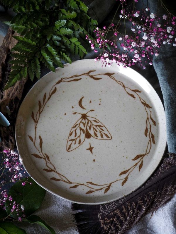 Keramik Teller 'Fjäril' Keramik Teller 'Fjäril'