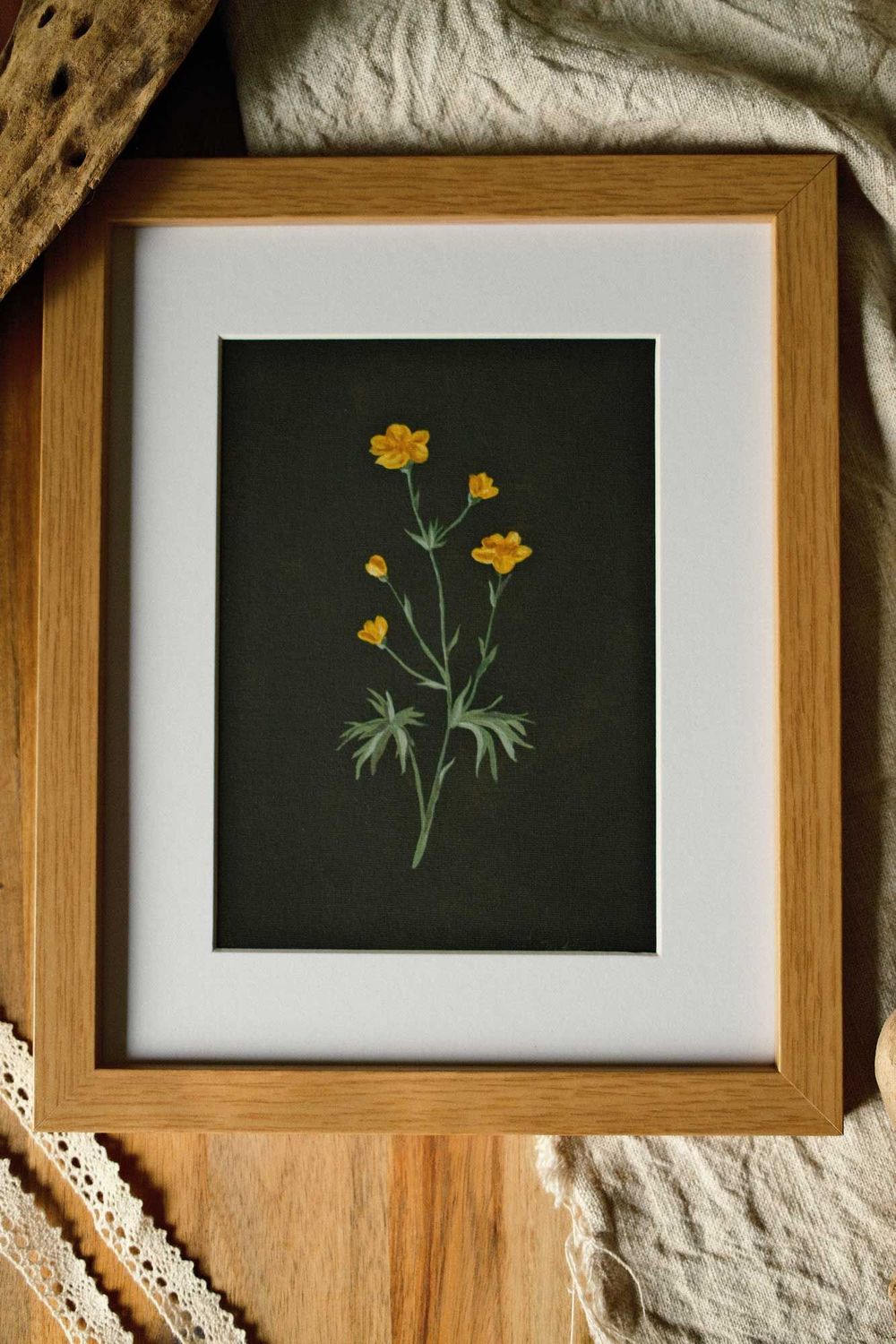 Kunstdruck Kunstdruck "Butterblume"