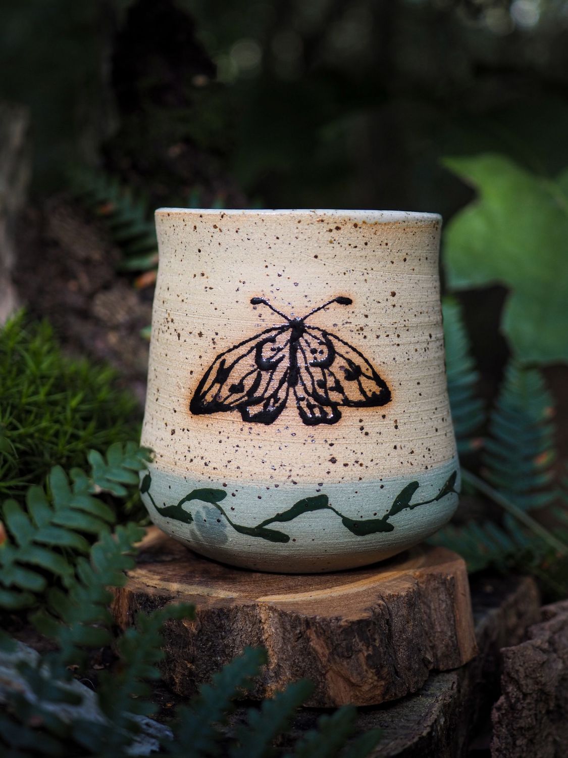 Keramik Becher 'Im Wald' Keramik Becher 'Im Wald'