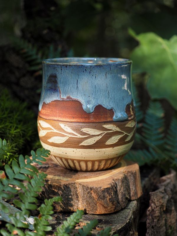 Keramik Becher 'Herbstzauber'
