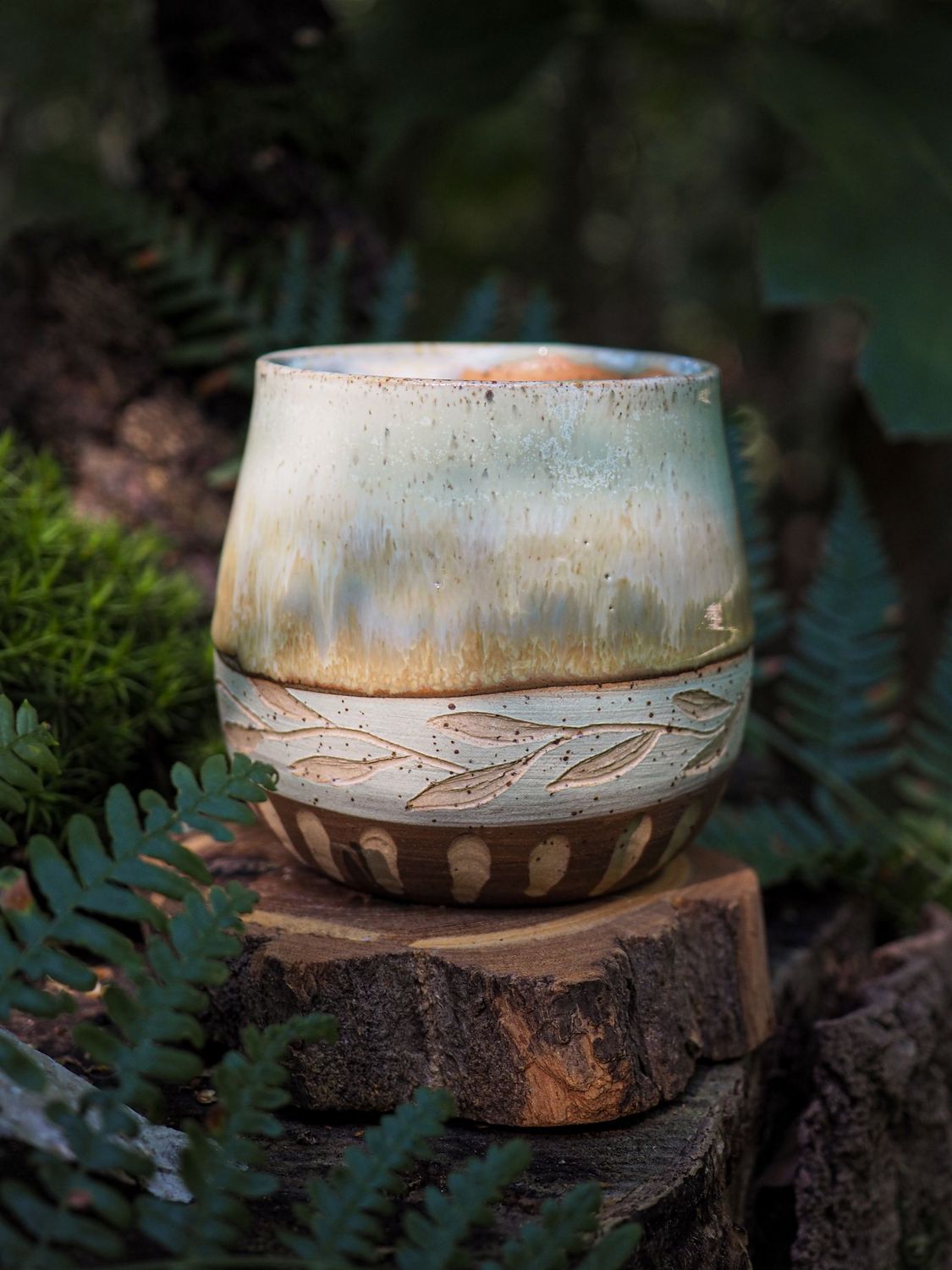 Keramik Becher 'Herbsthimmel' Keramik Becher 'Herbsthimmel'