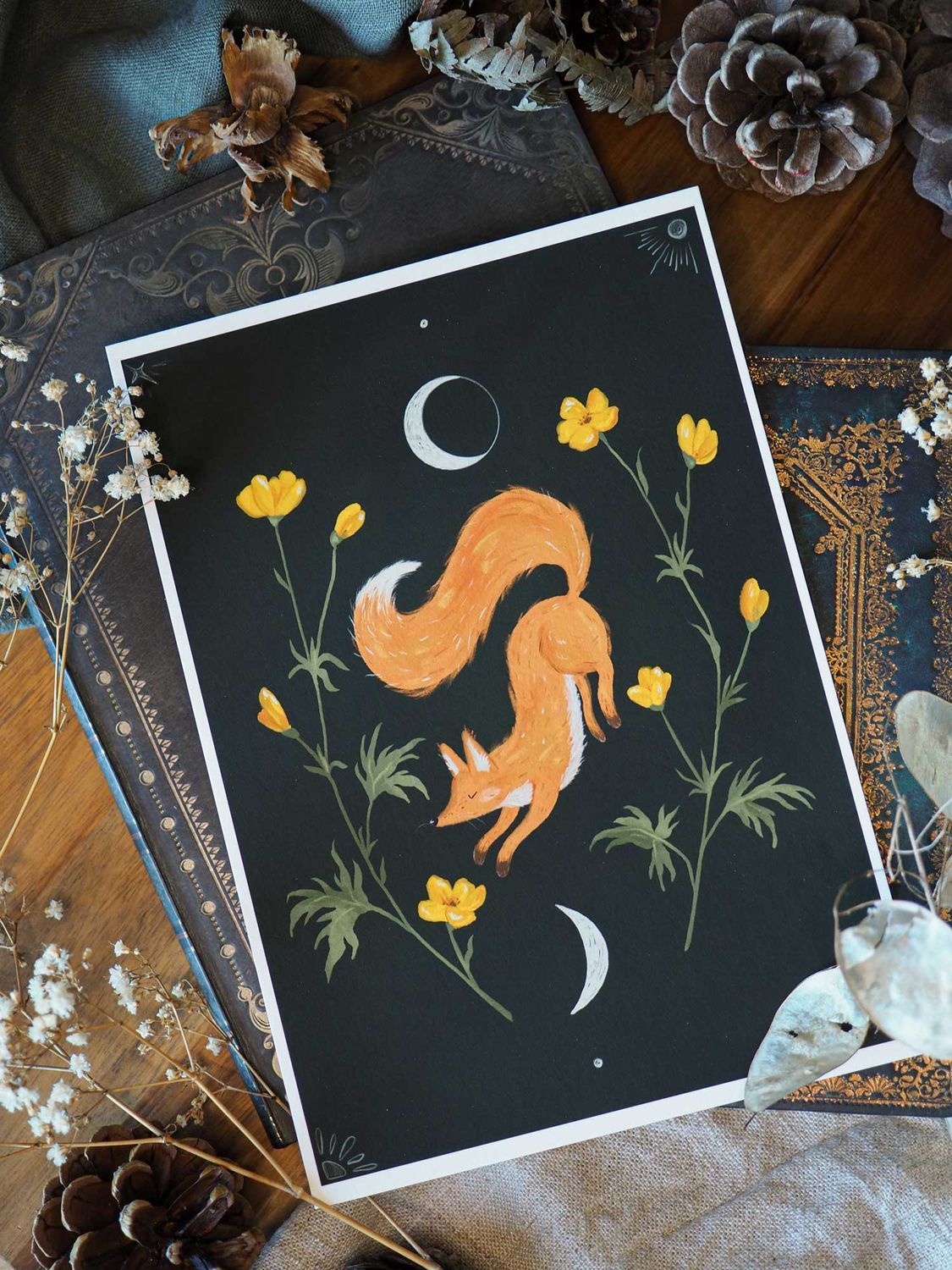 Kunstdruck Kunstdruck "Im Garten der Monde"