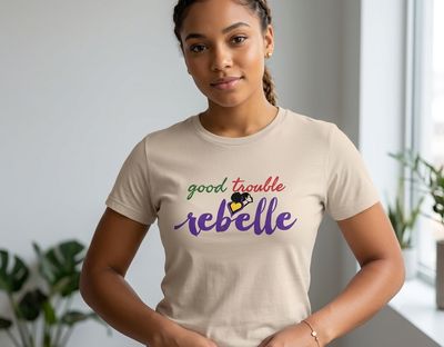Good Trouble rebelle Uni Tee