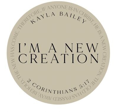 New Creation Sticker