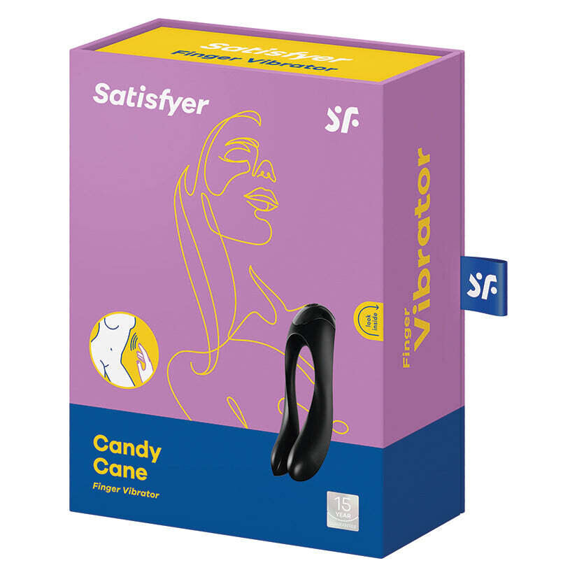 Candy Cane Finger Vibrator