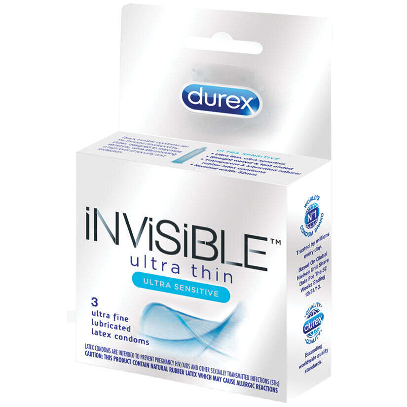 Durex Invisible 3 Pack