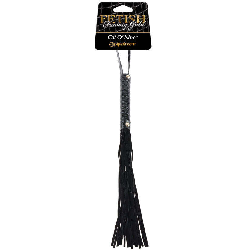 Fetish Fantasy Gold Cat O Nine - Black