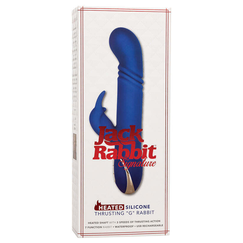 Jack Rabbit Signature Heated Silicone Thrusting &quot;G&quot; Rabbit
