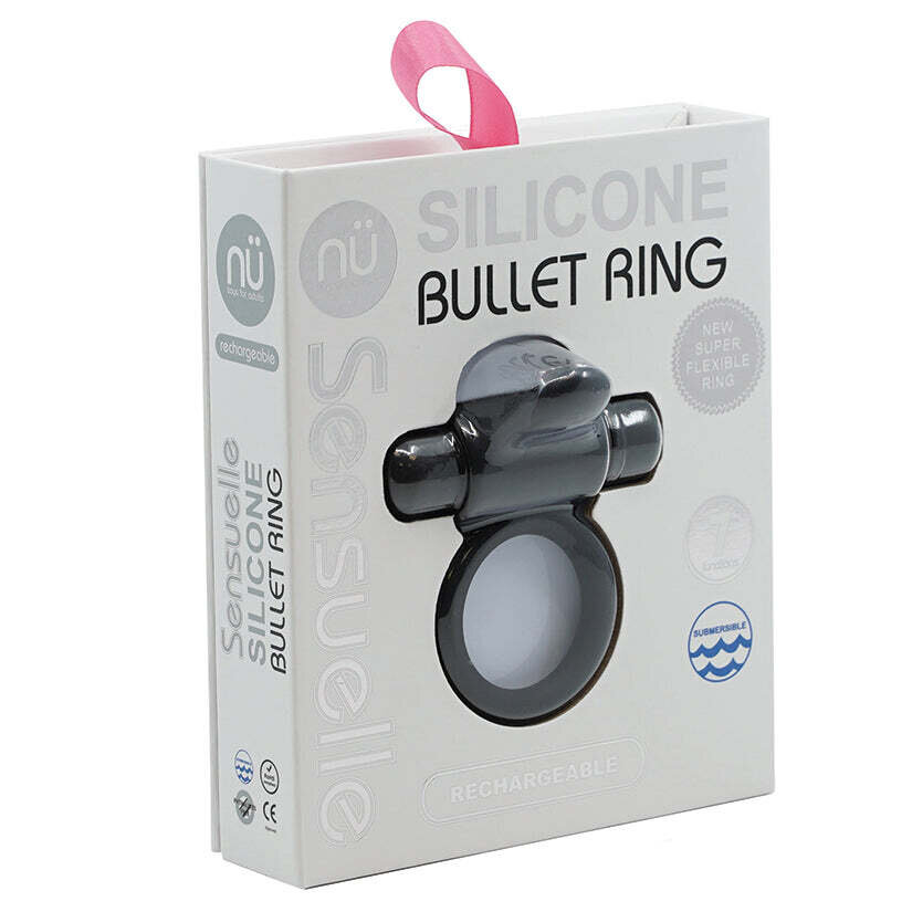 7 Stages of Pleasure Rechargeable Cockring - Black