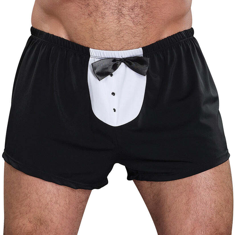 Tuxedo Boxer - One  Size - Black