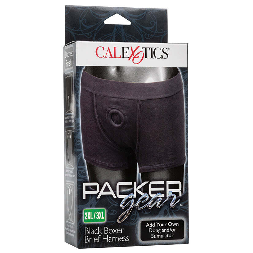 Black Boxer Brief Harness 2XL/3XL