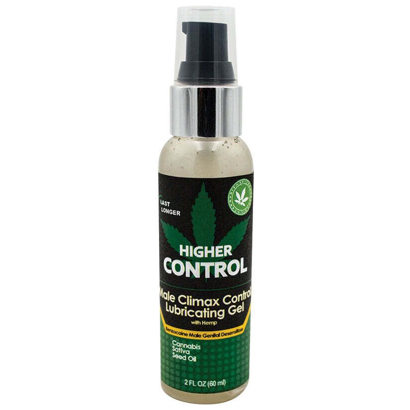 Higher Control Male Climax Lubricating Gel With Hemp - 2 Oz.