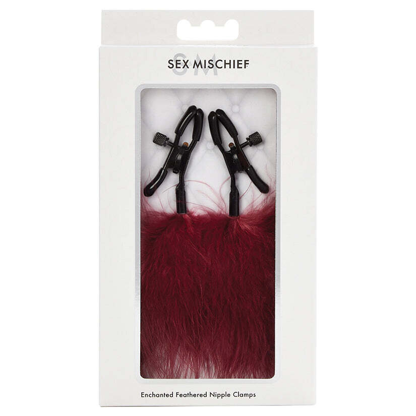 S&amp;M Enchanted Feather Nipple Clamps